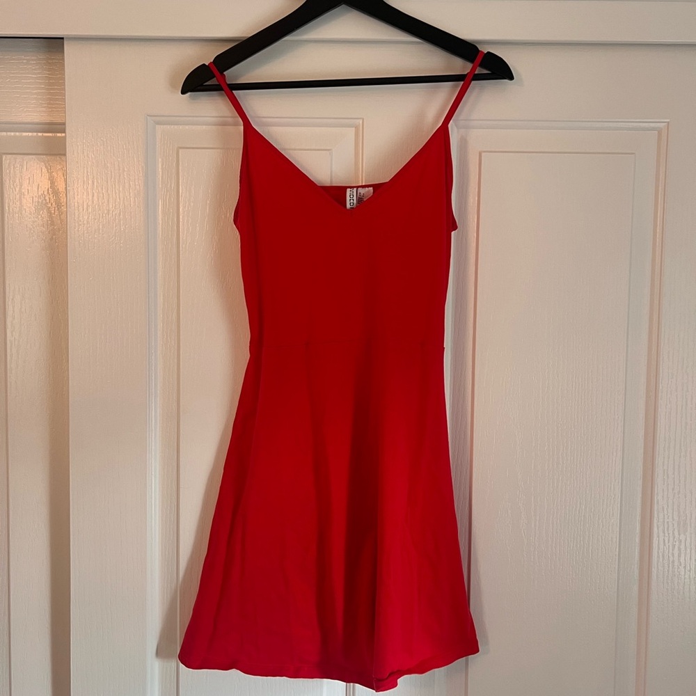 H&M Vibrant Red Mini Dress